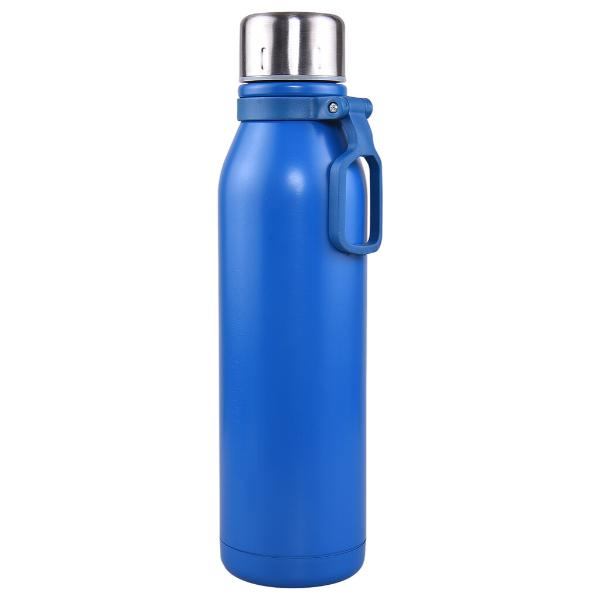 STAINLESS STEEL SPORTS BOTTLE WITH SILICON HANDLE