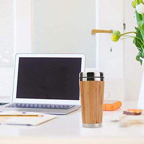STAINLESS STEEL BAMBOO TUMBLER WITHOUT HANDLE