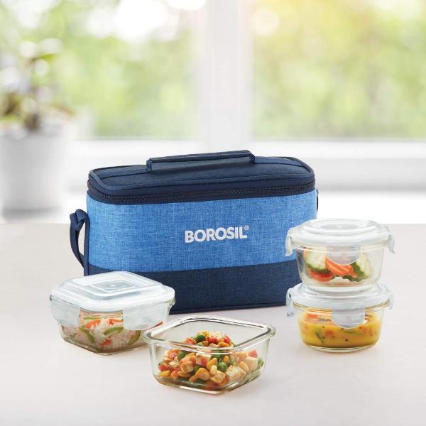 Borosil Prime Universal Glass Lunchbox 