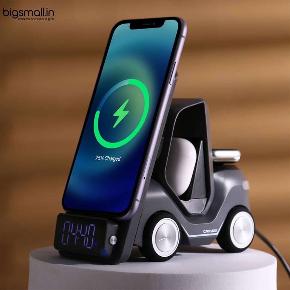 Charge Cruiser - 3 in 1 Wireless Charger with Clock