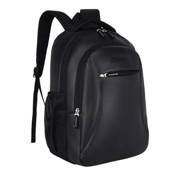 Stylish 35 L PU Leather Backpack with 3 Compartments