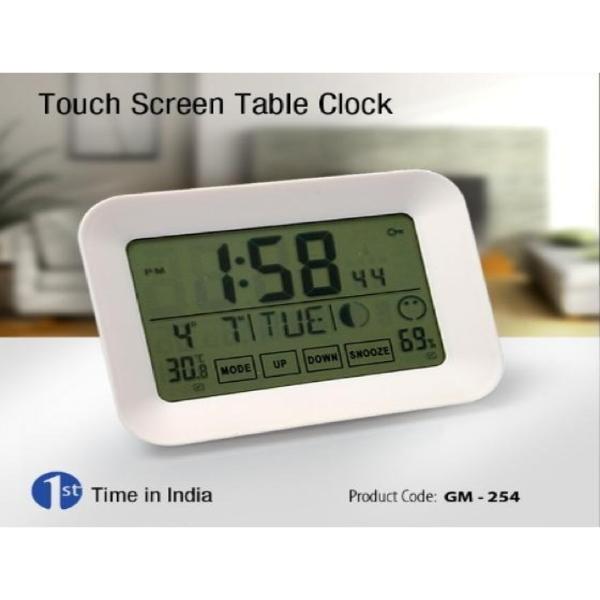 Touch Screen Table clock 