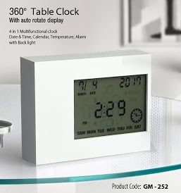 360° Table Clock
