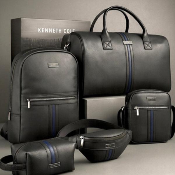 Kenneth Cole Stripe Bags Combo