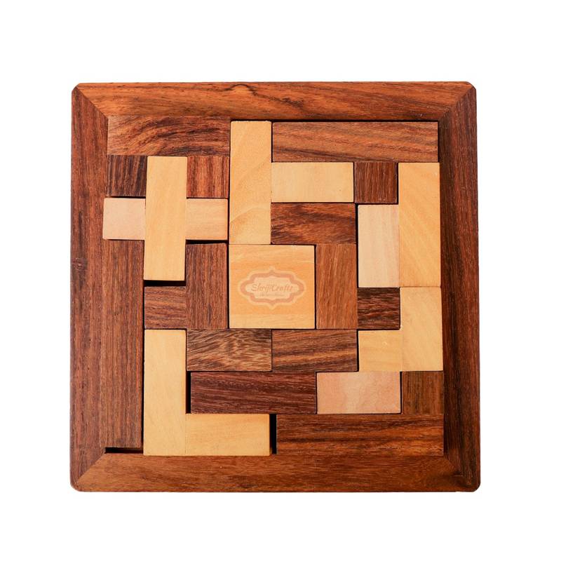 Wooden Jigsaw Puzzle - Travel Games for Families - Unique Gifts