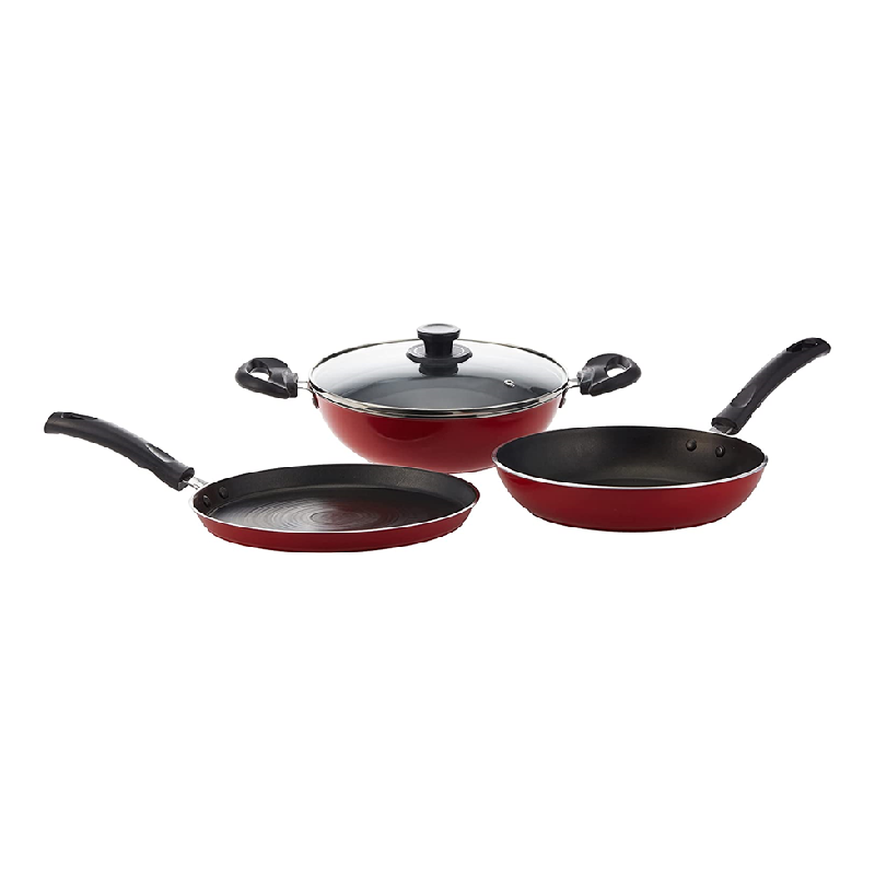 Pigeon by Stovekraft Carlo Induction Base Aluminium Cookware Gift Set