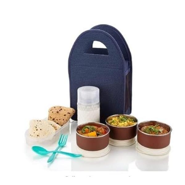 Custom 3 pcs Tiffin Box with bag 