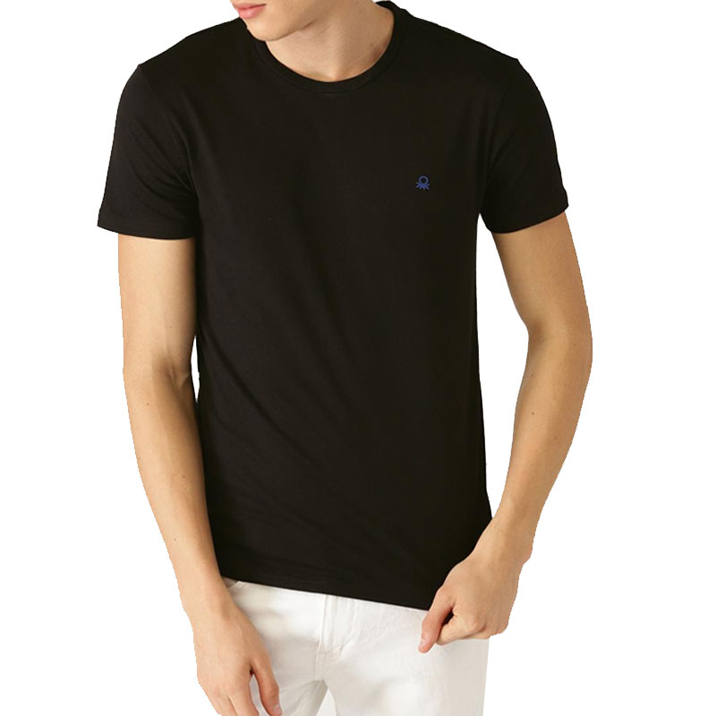 UCB Round Neck T-shirt Black - Corporate Gifting | BrandSTIK
