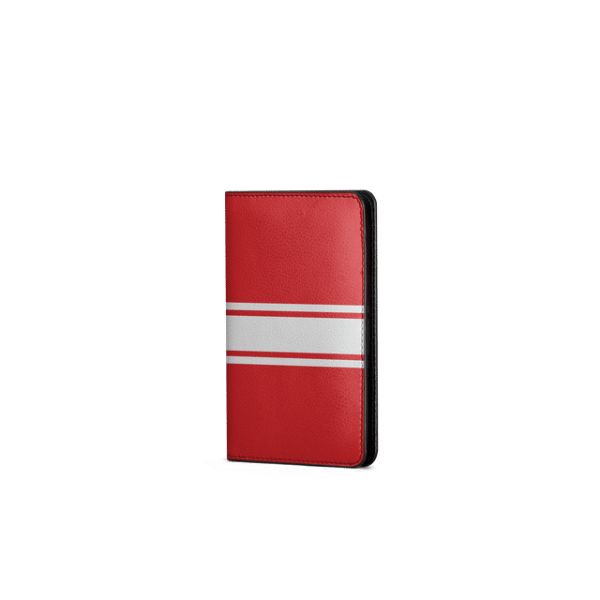 Scarlet Stripe Passport Cover