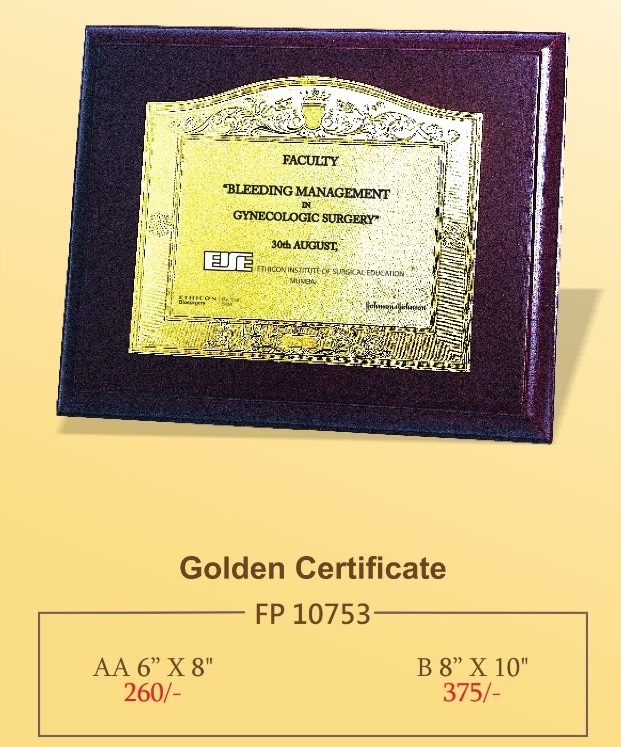 Golden Certificate 3