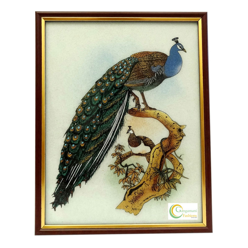 Gemstone Painting Peacock