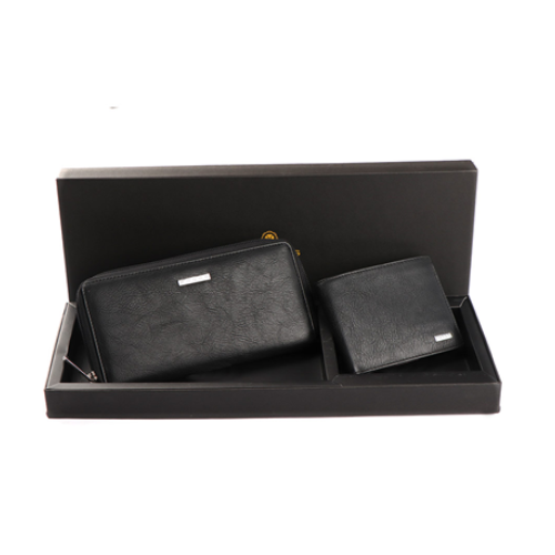 Brown Dual Compartment Sling Bag with Black T-Shape Belt + Mini Wallet –  Tangerine Handcraft