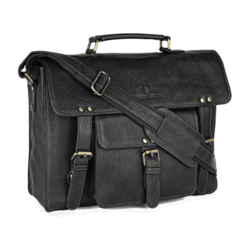Wildhorn Classic Leather 15 Inch Laptop Messenger Bag