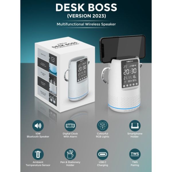 XECH Desk Boss Multifunction Wireless Speaker 
