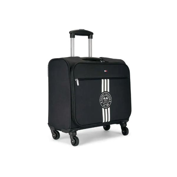 TOMMY HILFIGER Triton Plus Check-in Suitcase 8 Wheels - 31 inch Blue +  Skyblue - Price in India | Flipkart.com