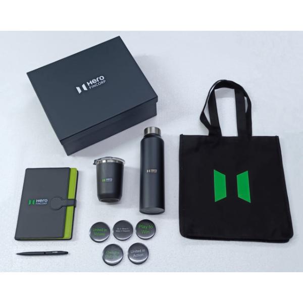 Customized welcome kit for HeroFINCORP