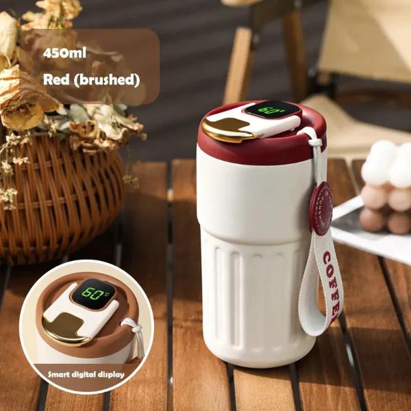 Stainless Steel Vacuum Flask with Smart LED temperature display