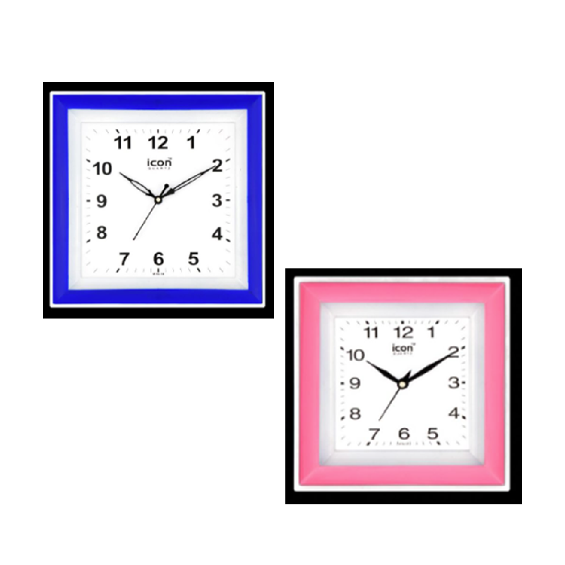 EVA WALL CLOCK / CLASSIC 03 / “Alarm Clock” / Blue Frame – The Workshop of  Matt Montini