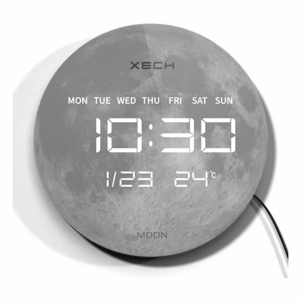 Xech Solaris Moon Wall Clock 